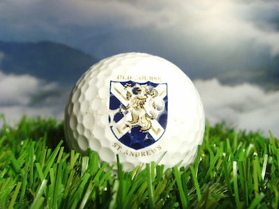 Golfbälle aus St Andrews: Golfball Old Course St Andrews, Wilson Staff Titanium